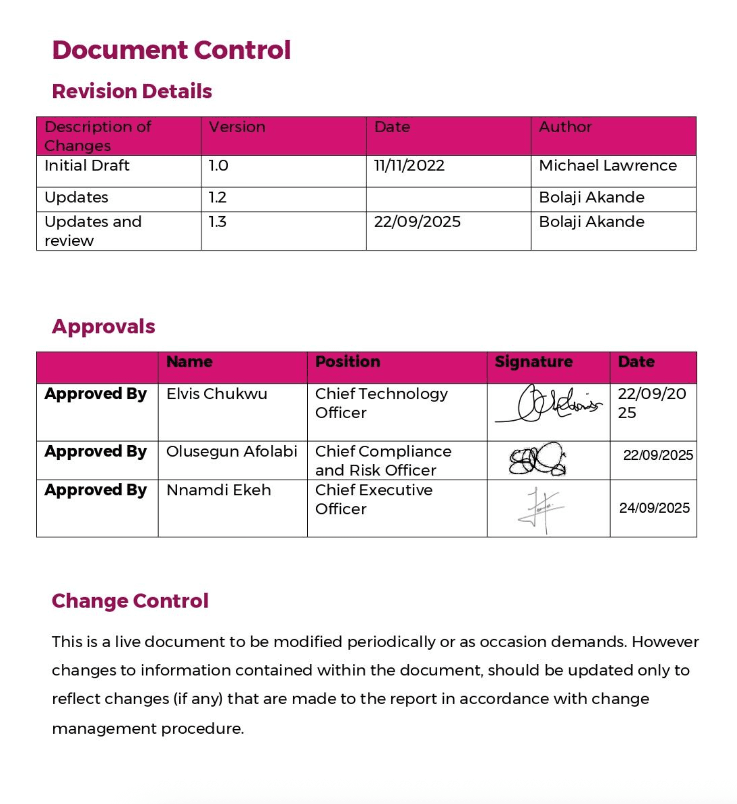 KongaPay Integrated Management System Policy